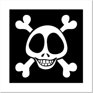 Pirate Skull Design - Smiling Death Posters and Art